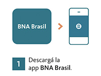 Paso 1: Descargá la app BNA Brasil